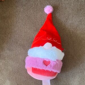 Festive Red and Pink Santa Plush Toy